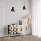 SEE MORE Sideboard mit 2 Türen in Schwarz