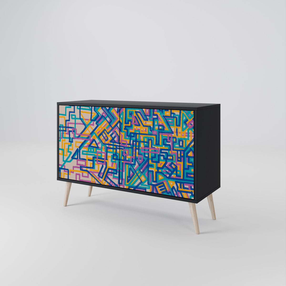 MEMORIES MAP 2-türiges Sideboard