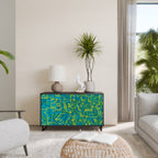 NOSTALGIC MEMORIES Sideboard mit 2 Türen in Schwarz