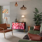 KALEIDOSCOPIC CUBISM Sideboard mit 2 Türen in Schwarz