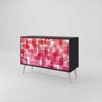 KALEIDOSCOPIC CUBISM Sideboard mit 2 Türen in Schwarz
