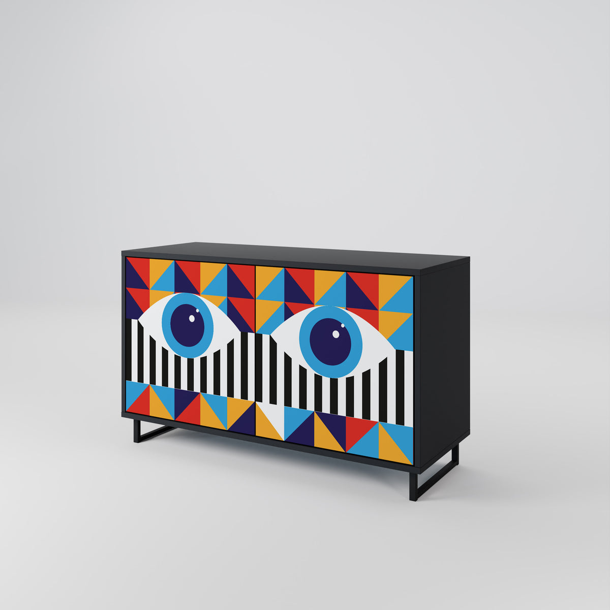 ABSTRACTION AND GEOMETRY 2-türiges Sideboard