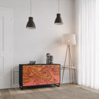 FLOATING THOUGHTS Sideboard mit 2 Türen in Schwarz