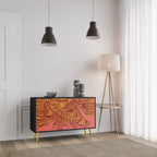 FLOATING THOUGHTS Sideboard mit 2 Türen in Schwarz