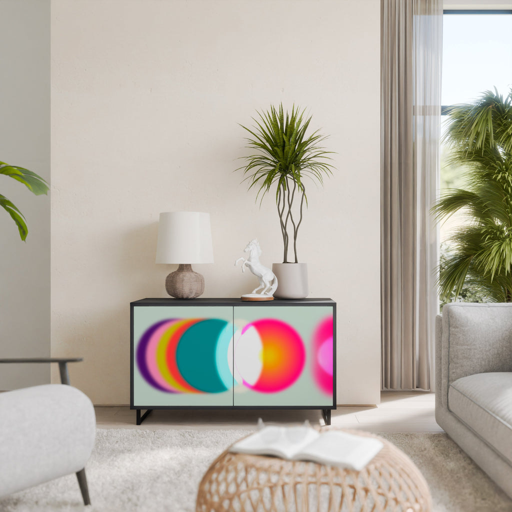 SYMPHONY OF COLORS Sideboard mit 2 Türen in Schwarz