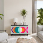 SYMPHONY OF COLORS Sideboard mit 2 Türen in Schwarz