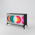 SYMPHONY OF COLORS Sideboard mit 2 Türen in Schwarz