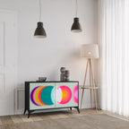 SYMPHONY OF COLORS Sideboard mit 2 Türen in Schwarz
