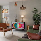 SYMPHONY OF COLORS Sideboard mit 2 Türen in Schwarz