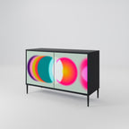 SYMPHONY OF COLORS Sideboard mit 2 Türen in Schwarz