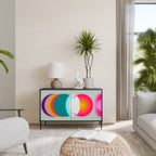 SYMPHONY OF COLORS Sideboard mit 2 Türen in Schwarz