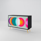 SYMPHONY OF COLORS Sideboard mit 2 Türen in Schwarz