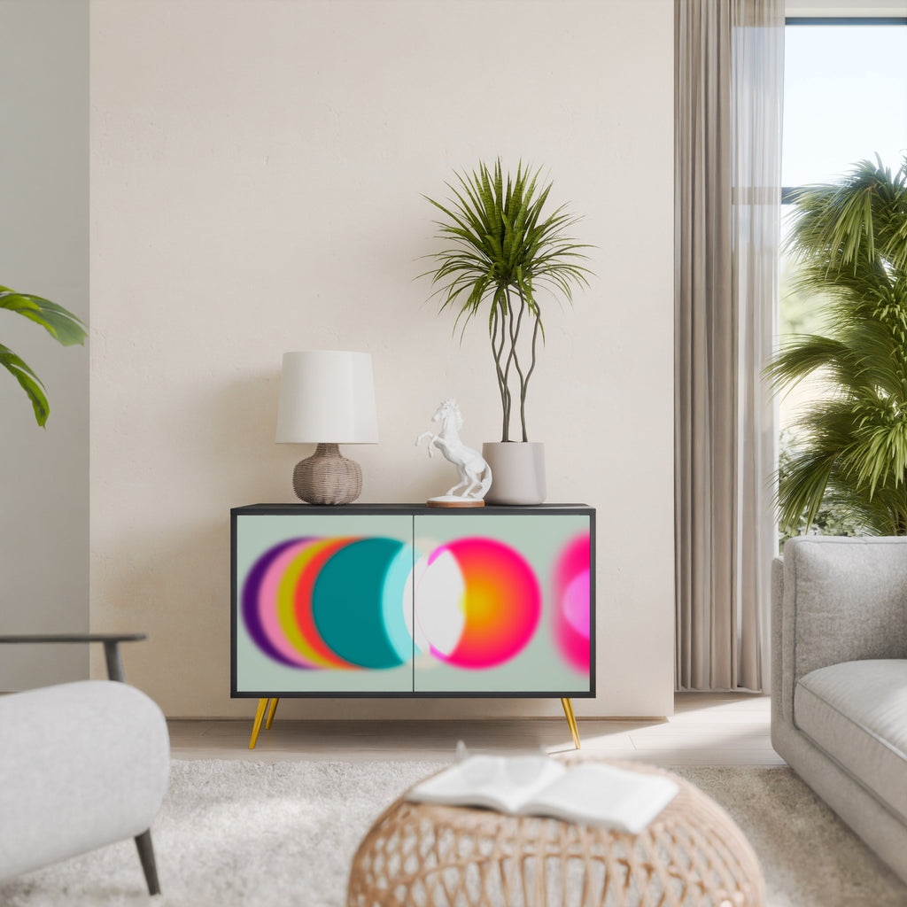 SYMPHONY OF COLORS Sideboard mit 2 Türen in Schwarz