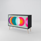 SYMPHONY OF COLORS Sideboard mit 2 Türen in Schwarz