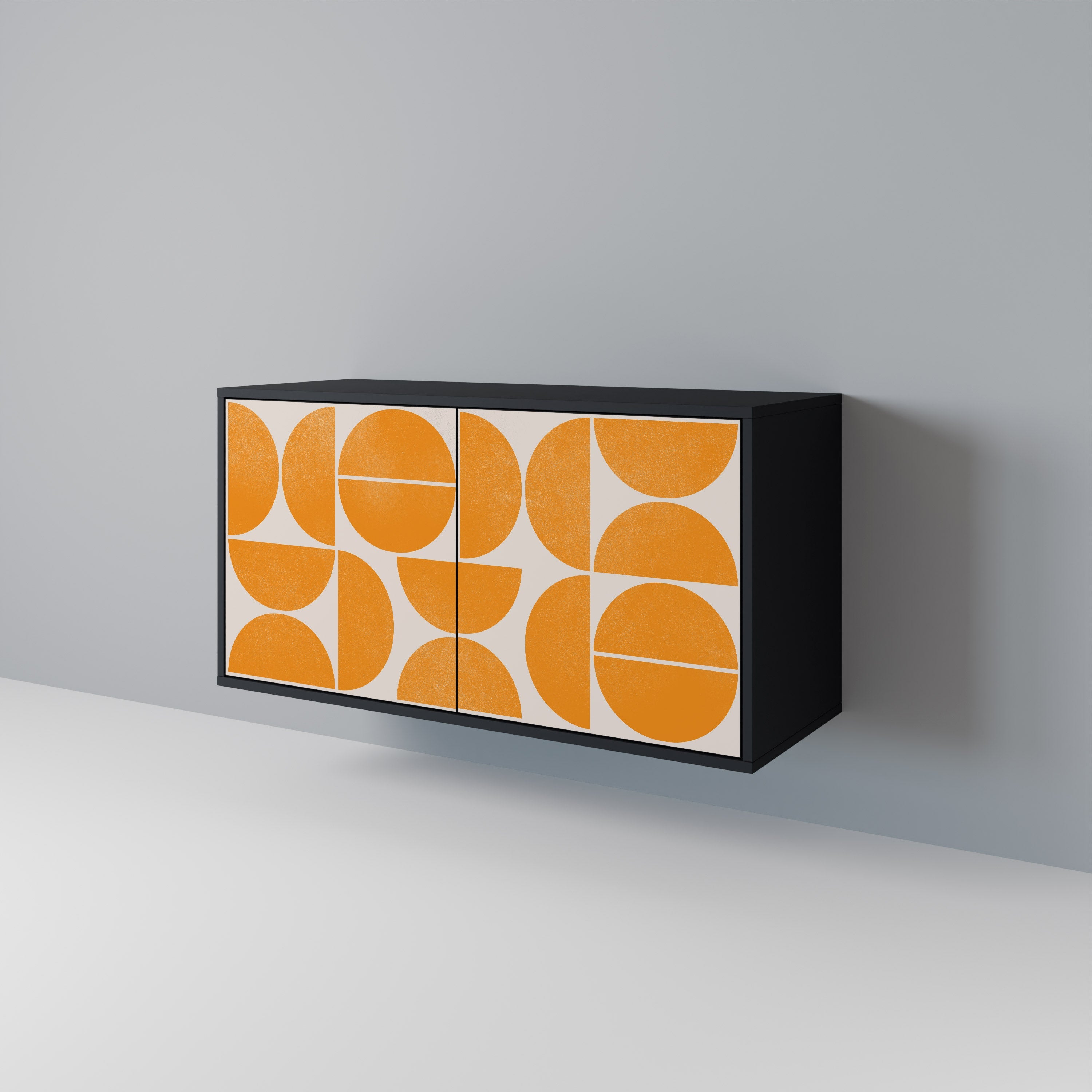 RECURRING DREAMS Sideboard mit 2 Türen in Schwarz