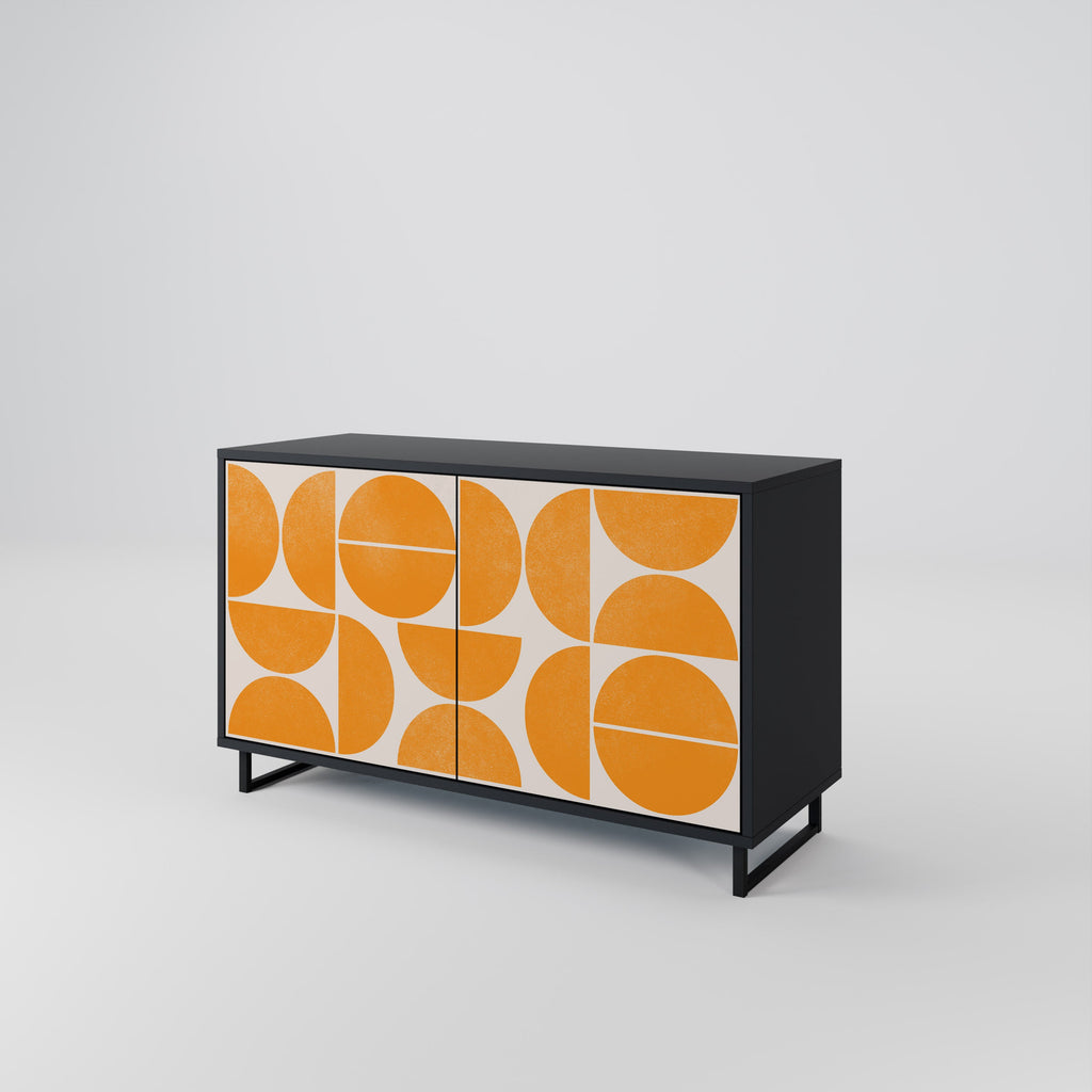RECURRING DREAMS Sideboard mit 2 Türen in Schwarz