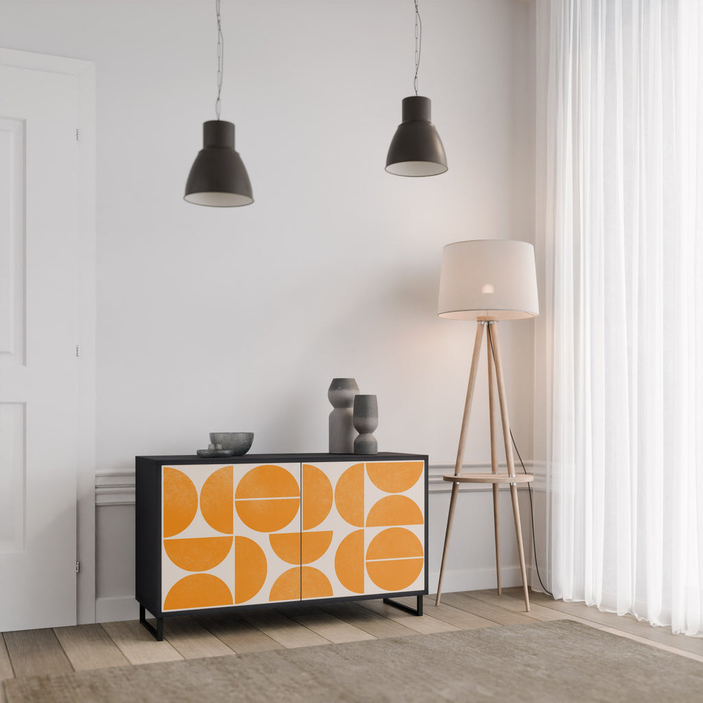 RECURRING DREAMS Sideboard mit 2 Türen in Schwarz