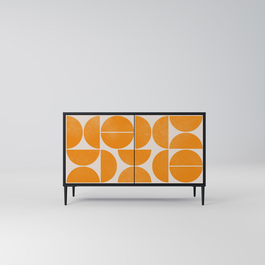 RECURRING DREAMS Sideboard mit 2 Türen in Schwarz