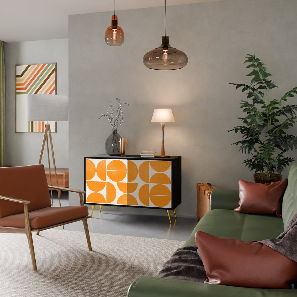 RECURRING DREAMS Sideboard mit 2 Türen in Schwarz