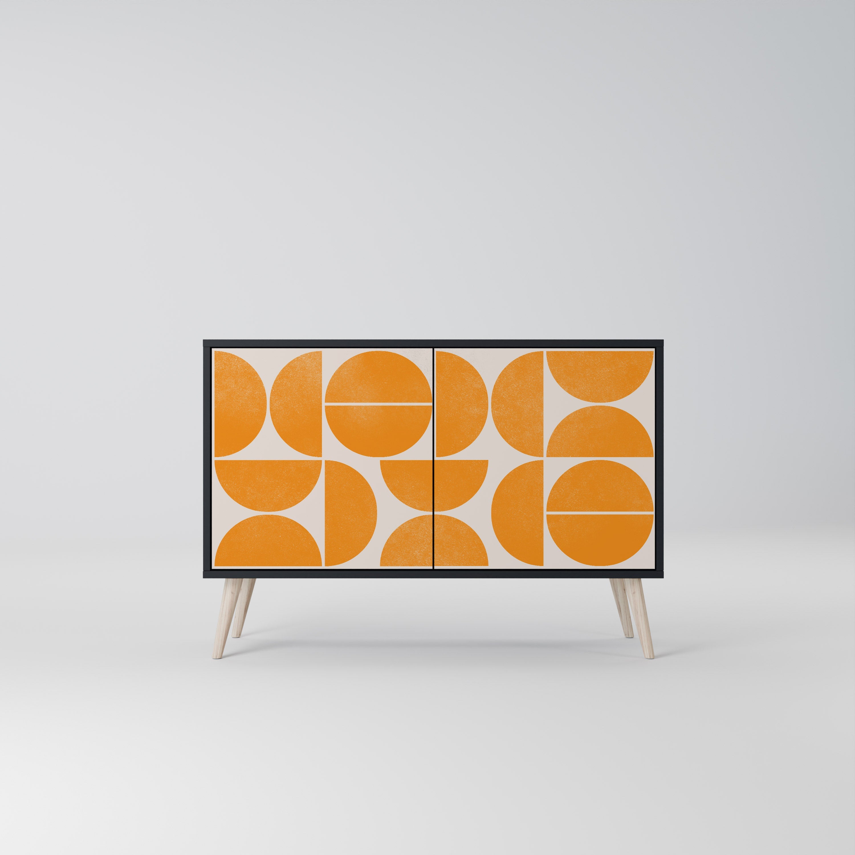 RECURRING DREAMS Sideboard mit 2 Türen in Schwarz