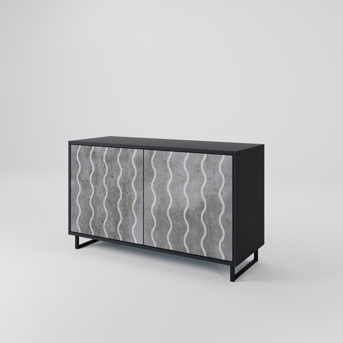 WAVES OF CONCRETE 2-türiges Sideboard