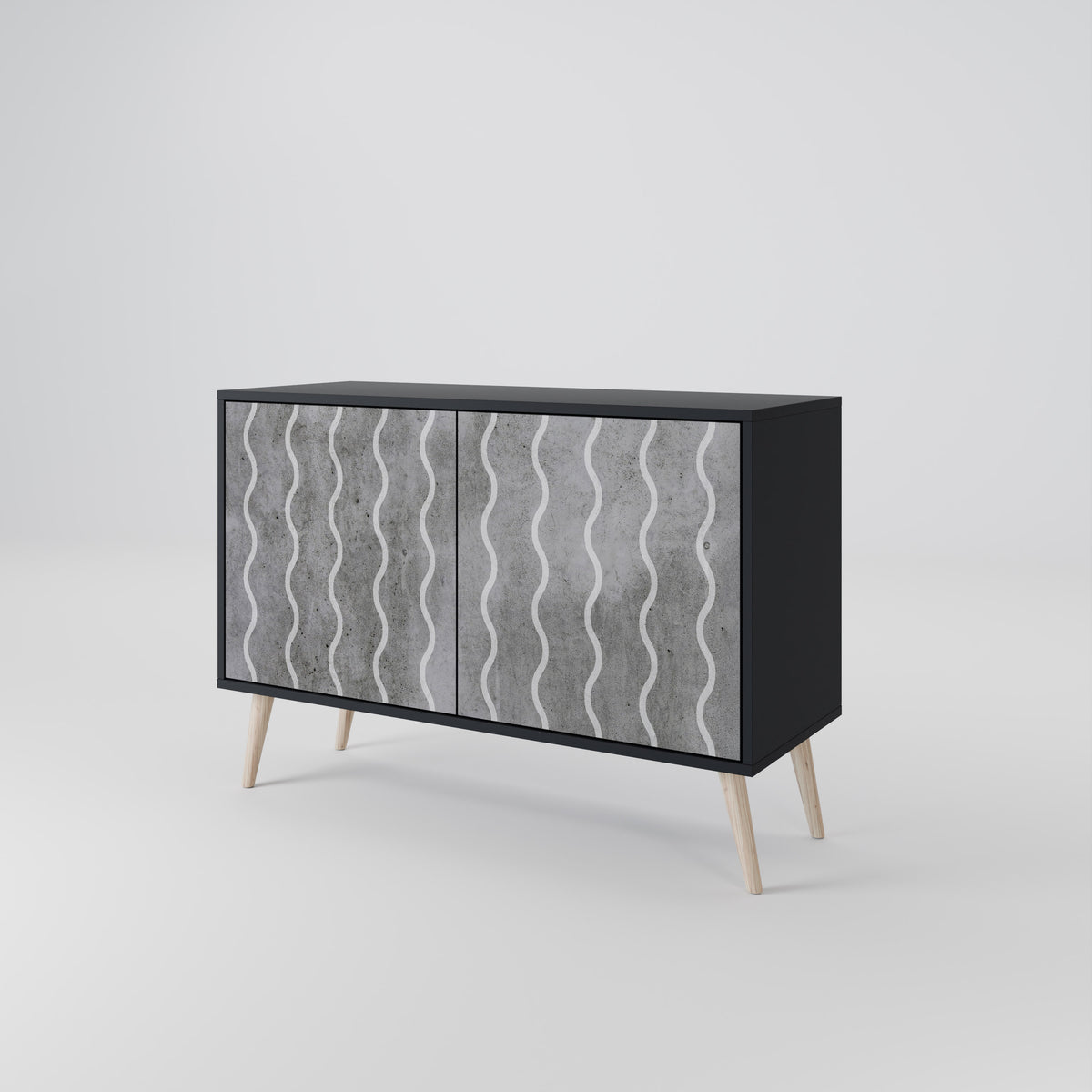 WAVES OF CONCRETE 2-türiges Sideboard