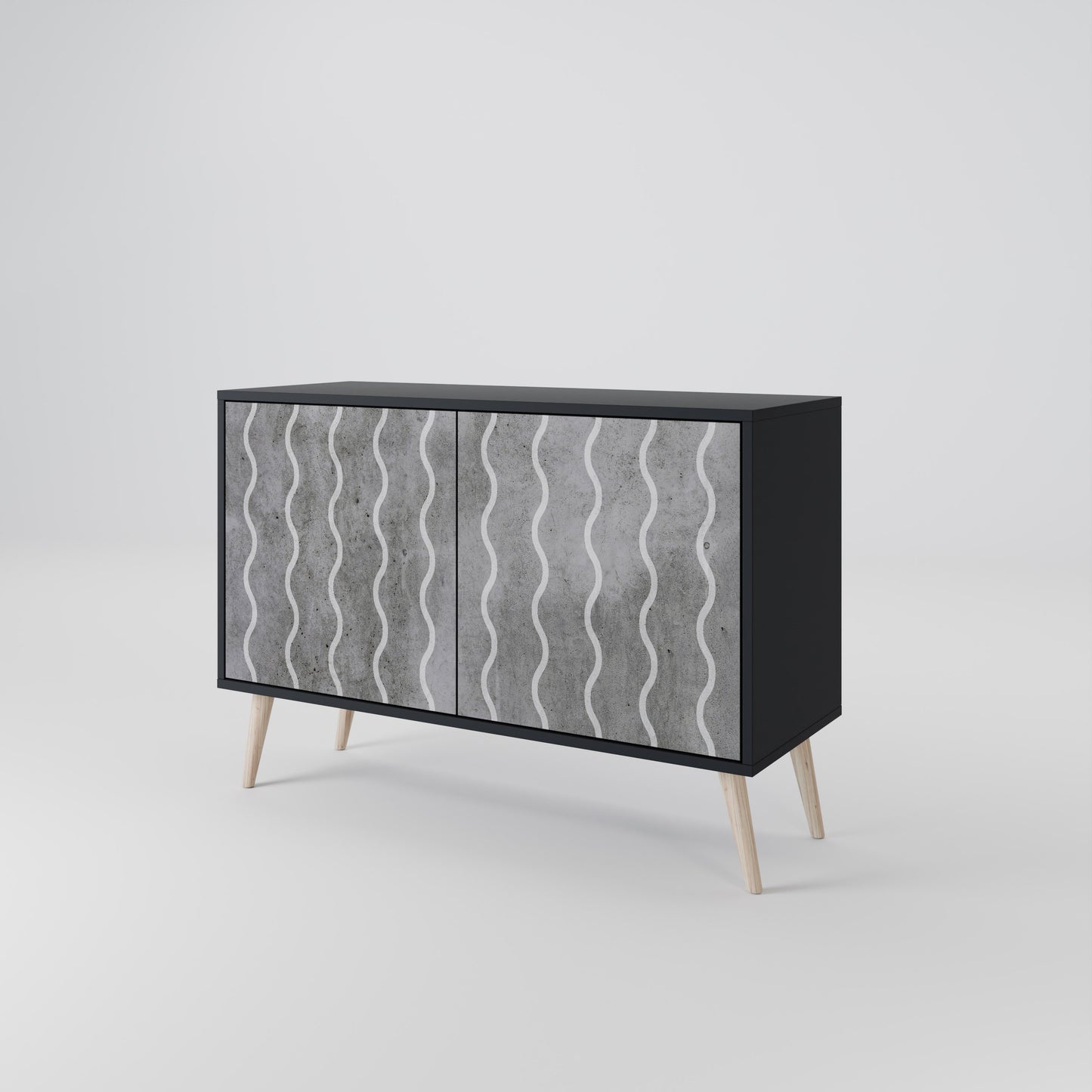 WAVES OF CONCRETE 2-türiges Sideboard