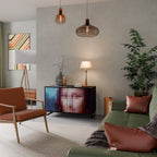 CONSTRUCTIVE ART Sideboard mit 2 Türen in Schwarz