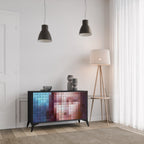 CONSTRUCTIVE ART Sideboard mit 2 Türen in Schwarz