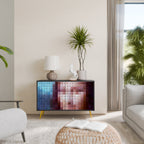 CONSTRUCTIVE ART Sideboard mit 2 Türen in Schwarz