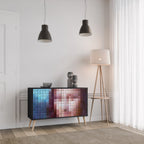 CONSTRUCTIVE ART Sideboard mit 2 Türen in Schwarz