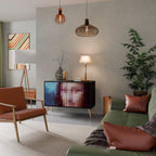 CONSTRUCTIVE ART Sideboard mit 2 Türen in Schwarz