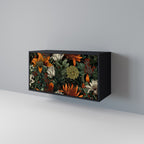 MIDNIGHT SPROUT Sideboard mit 2 Türen in Schwarz