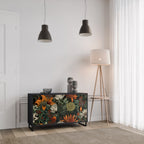 MIDNIGHT SPROUT Sideboard mit 2 Türen in Schwarz