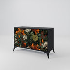 MIDNIGHT SPROUT Sideboard mit 2 Türen in Schwarz