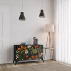 MIDNIGHT SPROUT Sideboard mit 2 Türen in Schwarz