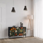 MIDNIGHT SPROUT Sideboard mit 2 Türen in Schwarz