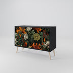 MIDNIGHT SPROUT Sideboard mit 2 Türen in Schwarz