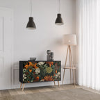 MIDNIGHT SPROUT Sideboard mit 2 Türen in Schwarz