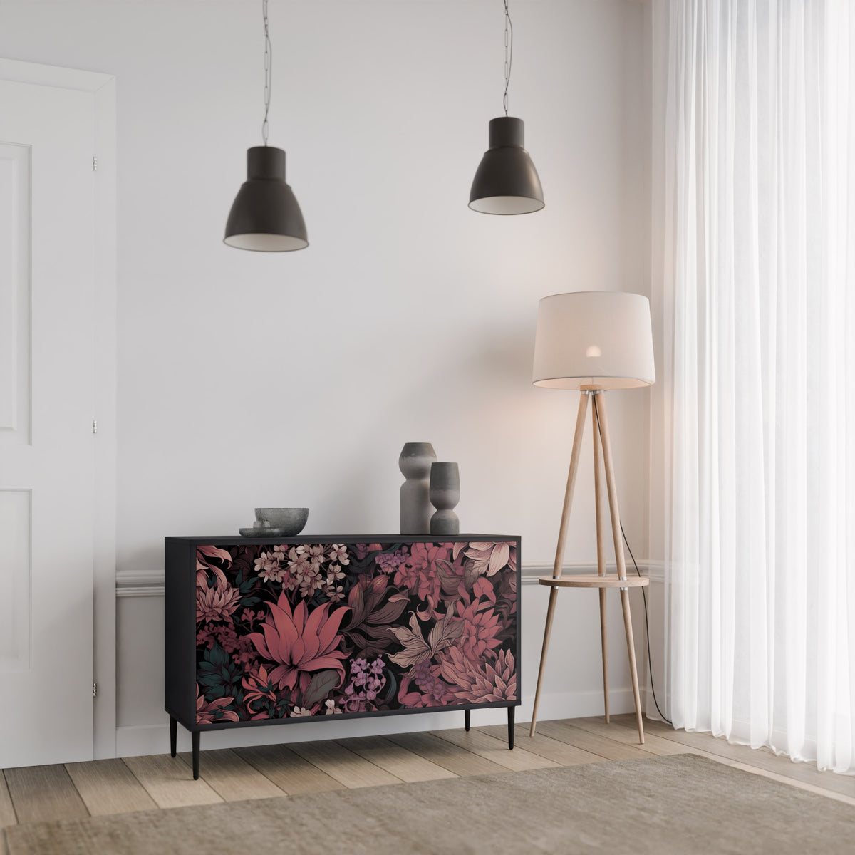 FLORAL WHISPER 2-türiges Sideboard