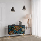 MORNING BLOOM Sideboard mit 2 Türen in Schwarz