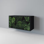 INFINITE MONSTERA Sideboard mit 2 Türen in Schwarz