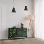 INFINITE MONSTERA Sideboard mit 2 Türen in Schwarz