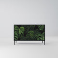 INFINITE MONSTERA Sideboard mit 2 Türen in Schwarz