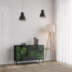 INFINITE MONSTERA Sideboard mit 2 Türen in Schwarz