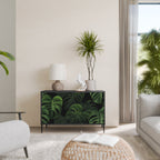 INFINITE MONSTERA Sideboard mit 2 Türen in Schwarz