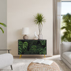 INFINITE MONSTERA Sideboard mit 2 Türen in Schwarz