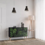 INFINITE MONSTERA Sideboard mit 2 Türen in Schwarz