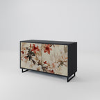 PETAL HARMONY Sideboard mit 2 Türen in Schwarz