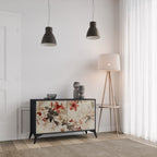 PETAL HARMONY Sideboard mit 2 Türen in Schwarz
